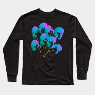 Fantasy flower vector Long Sleeve T-Shirt